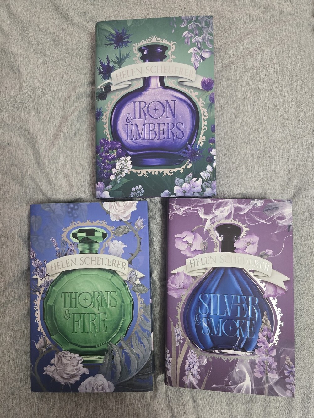 Fairyloot Ashes of Thezmarr by Helen Scheuerer 3 book series